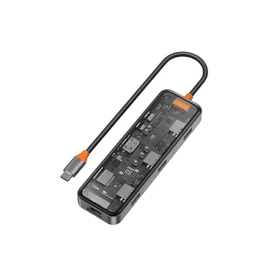 WiWU Cyber Hub 8 in 1 Multi-functional USB C